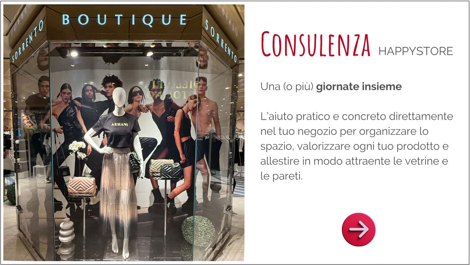 consulenza happystore, giornata on site